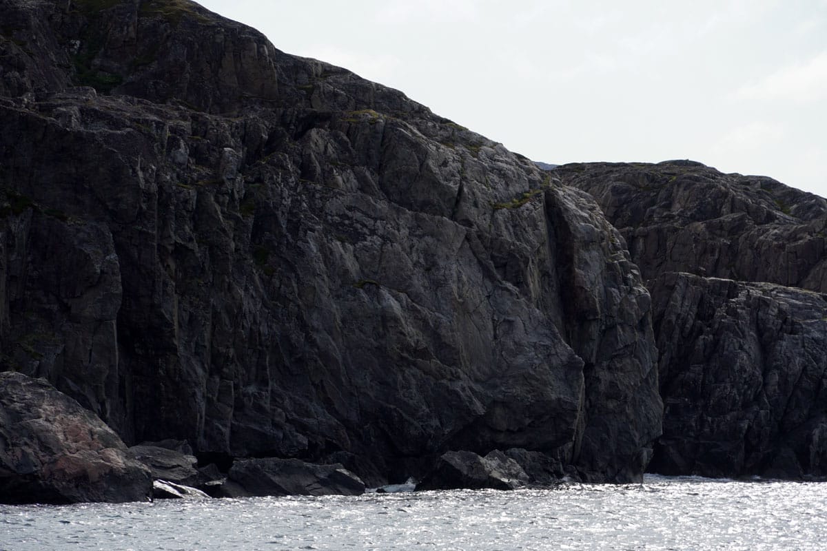 Mountain at the Barents Sea at Grense Jakobselv