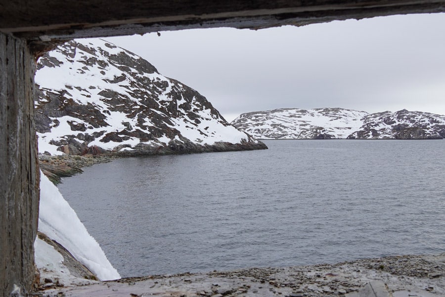 View from torpedo battery at Bøkfjord