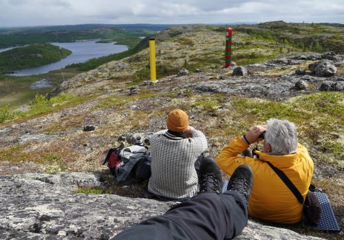 Sitting at the Norwegian-Russian border